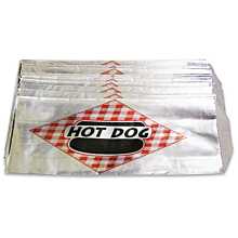 Winco 68002 Foil Hot Dog Bags