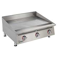 Star 836TA Ultra Max 36" Countertop Gas Griddle with Mechanical Snap Action Controls - 90,000 BTU