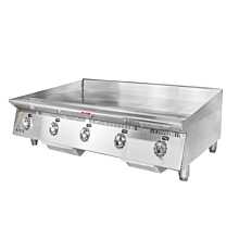 Star 860TA Ultra Max 60" Countertop Gas Griddle with Mechanical Snap Action Controls - 150,000 BTU