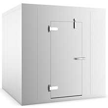 Coldline 8 x 8 Walk-in Freezer Box with Floor, Stainless Steel