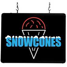 Winco Benchmark 92003 Ultra Bright Snow Cones Merchandising Sign LED
