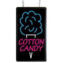 Winco Benchmark 92005 Ultra Bright Cotton Candy Merchandising Sign LED