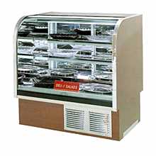 Marc Refrigeration DCR-77 77" Refrigerated Deli Case, Curved Glass