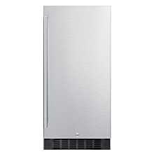SUMMIT 15" FF1532BCSS Stainless Steel Door All-Refrigerator with Stainless Steel Exterior