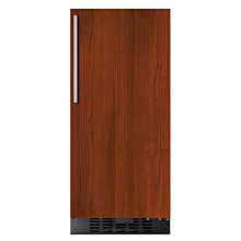 SUMMIT 15'' FF1532BIF Panel-Ready Door All-Refrigerator with Black Cabinet