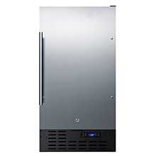 SUMMIT 18" FF1843BCSS Stainless Steel Door All-Refrigerator with Stainless Steel Exterior