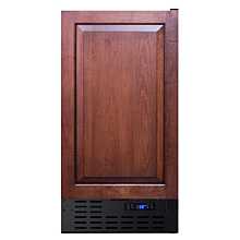 SUMMIT 18'' FF1843BIFADA Panel-Ready Door All-Refrigerator with Black Cabinet