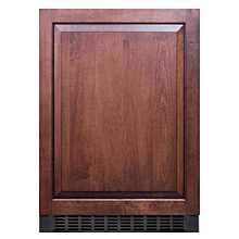 SUMMIT 24'' FF64BIF Panel-Ready Door All-Refrigerator with Black Cabinet