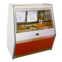 Marc Refrigeration MCH-4 48" Heated Deli Display Case, Glass Front