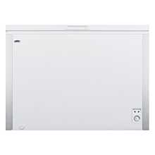 SUMMIT 44'' SCFM92 White Door Chest Freezer with White Cabinet