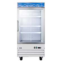 Summit SPFF51OSCSSHH 24" Outdoor All-Freezer with Stainless Steel, Horizontal Handle, and Lock