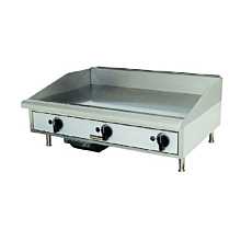 Toastmaster TMGT24 24" Gas Countertop Griddle with Thermostatic Controls