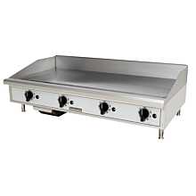 Toastmaster TMGT48 48" Gas Countertop Griddle with Thermostatic Controls
