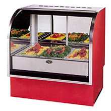 Marc Refrigeration WBCH-48 48" Heated Deli Display Case, Curved Glass