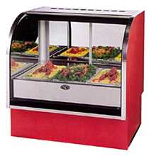 Marc Refrigeration WBCH-77 77" Heated Deli Display Case, Curved Glass