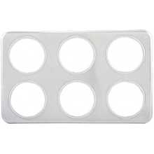 Winco ADP-444 6 Hole Steam Table Adapter Plate