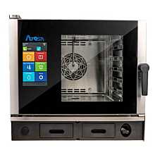 Atosa AEC-0511E 30" Electric Smart-Touch Combi Oven with Half-Size 5 Pan - 208V, 3 Phase