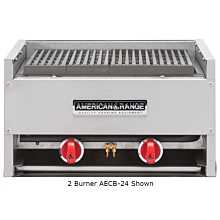 American Range AECB-72-LP 72" Char Rock Broiler - Liquid Propane Gas 210,000 BTU