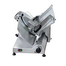Ampto 350I Manual Medium Duty Meat Slicer - Belt Driven and 14" Stainless Steel Blade