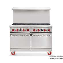 American Range ARGF36G-2B-126-NG 48" Commercial Natural Gas Range with Green Flame Pilotless Ignition - 155,000 BTU