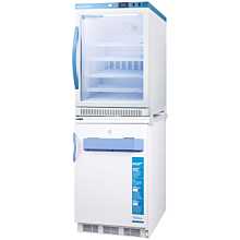 Summit ARG6PV-VT65MLSTACKMED2 24" Wide All-Refrigerator/All-Freezer Combination