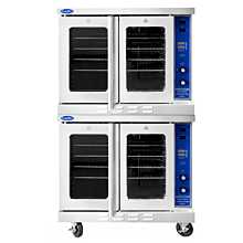 Atosa ATCO-513NB-2-NG 38" Natural Gas Double Deck Full Size CookRite Convection Oven - 92,000 BTU