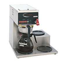 Grindmaster B-3WR Precisionbrew Single Coffee Brewer with 3 Lower Warmers (2 Right Side)