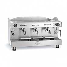 Ampto B2016DE3IS4E Bezzera 35" Professional 3-Group Fully-Automatic Stainless Steel Espresso Machine