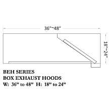Global BEH-48 48" Box Exhaust Hood
