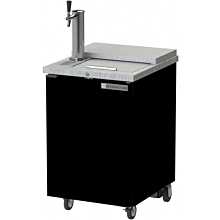 Beverage-Air BM23HC-C-B Single Tap Club Top Kegerator Beer Dispenser - Black, (1) 1/2 Keg Capacity