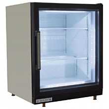 Beverage Air CF3HC-1-W 23.75" One-Section Display Freezer w/ Swinging Door - Rear Mount Compressor, Black, 115v