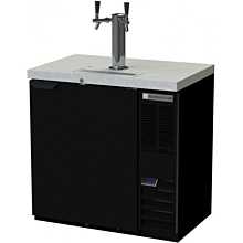 Beverage-Air DD36HC-1-S Double Tap Kegerator Beer Dispenser - Stainless Steel, (1) 1/2 Keg Capacity