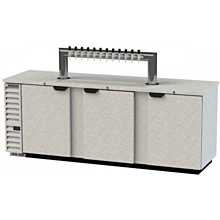 Beverage-Air DD94HC-1-S-12T 12 Tap Kegerator Beer Dispenser - Stainless Steel, (5) 1/2 Keg Capacity