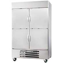 Beverage-Air HBF44-1-HS 47 inch Horizon Series Two Section Solid Half Door Reach-In Freezer with LED Lighting