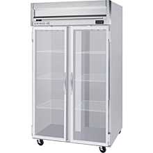 Beverage-Air HRP2-1G Horizon Series 52 inch Glass Door Reach-In Refrigerator with LED Lighting