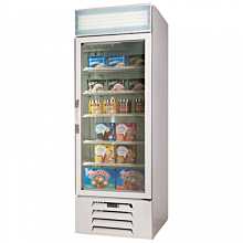 Beverage Air MMF23-1-W 1 Swing Glass Door Merchandising Freezer