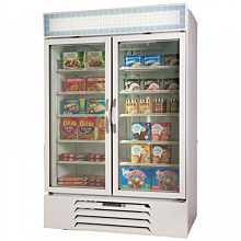 Beverage Air MMF49-1-W, 2 Swing Glass Door Merchandiser Freezer