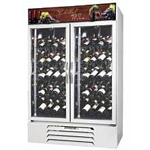 Beverage Air MMRR49-1-W-LED 52" Two Section Wine Cooler w/ (2) Zones, 115v
