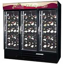 Beverage Air MMRR72-1-BW-A-LED 75" Three Section Wine Cooler w/ (3) Zones, 115v