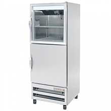 Beverage Air RI18-HGS Half Door Reach-in Refrigerator