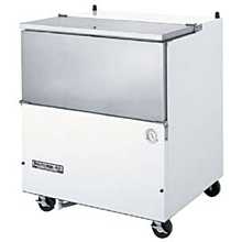 Beverage-Air SM34N-W 34 1/2 inch White 1-Sided Cold Wall Milk Cooler