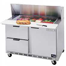 Beverage Air SPED48-12-2 48" Refrigerated Sandwich Prep Table