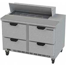 Beverage-Air SPED48HC-10-4 48 inch 4 Drawer Refrigerated Sandwich Prep Table