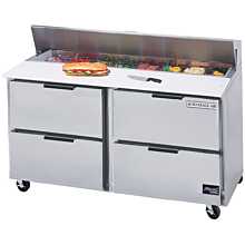 Beverage Air SPED60-16-4 60" Refrigerated Sandwich Prep Table