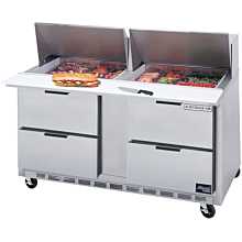 Beverage Air SPED60-24M-4 60" Refrigerated Sandwich Prep Table