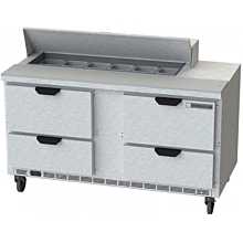 Beverage-Air SPED60HC-12-4 60 inch 4 Drawer Refrigerated Sandwich Prep Table