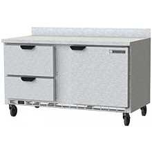 Beverage Air WTFD60AHC-2-FIP 14.75 cu ft Worktop Freezer w/ (2) Section & (2) Drawers & (1) Drawer, 115v