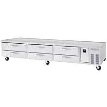 Beverage-Air WTRCS112-1 112 inch Six Drawer Refrigerated Chef Base