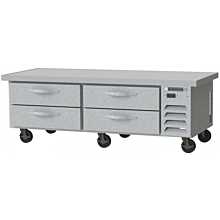 Beverage-Air WTRCS72D-1-76 76 inch Four Drawer Refrigerated Chef Base - 17.5 cu. ft.