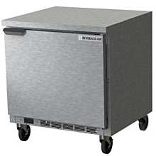 Beverage Air WTR32AHC-FLT 32" Solid Door Worktop Refrigerator w/ Flat Top - 7  Cu. Ft.